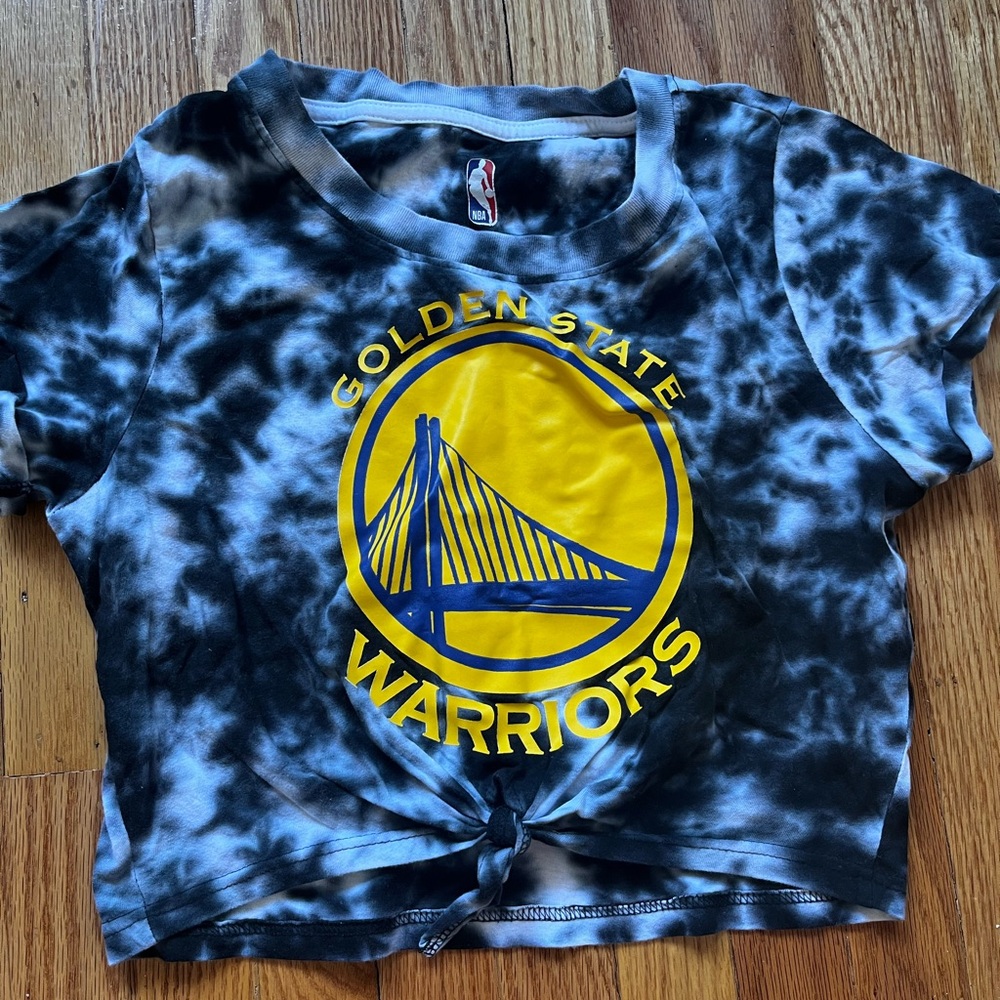 Warriors NBA crop top